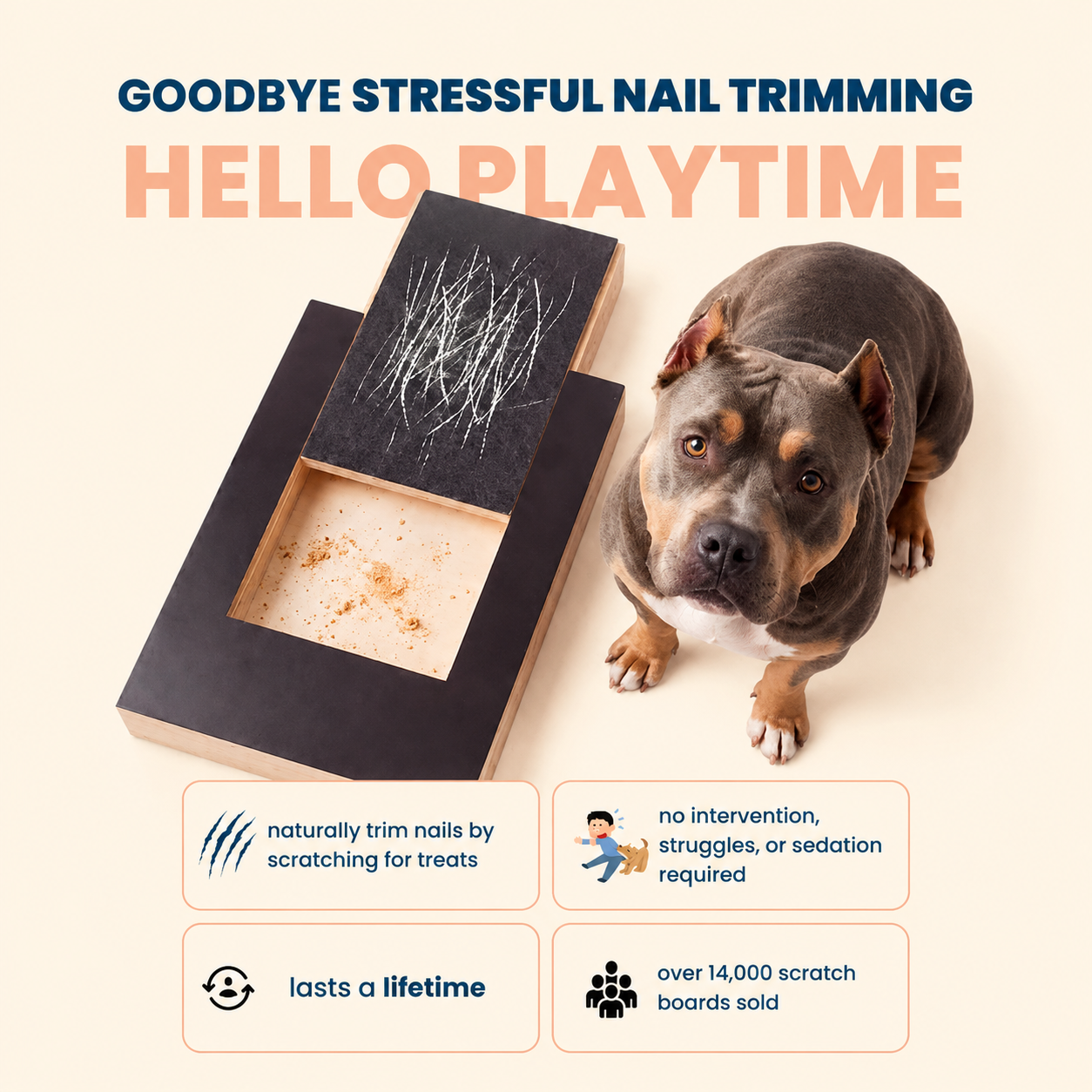 Calm Pup Kit – SlowFeast™ Bowl + ScratchCalm™ Nail File Board