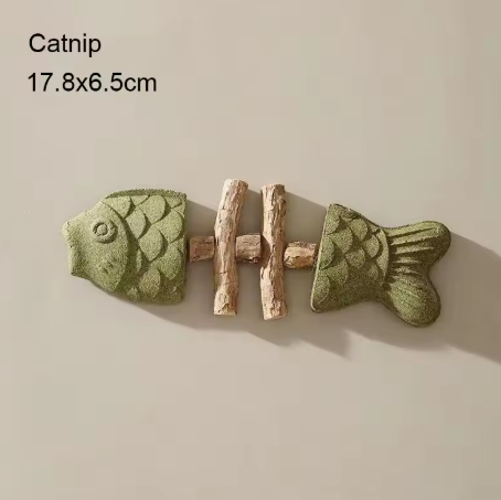 Catnip Fish Bone Chew Toy – The Kick-and-Cuddle Toy Cats Obsess Over