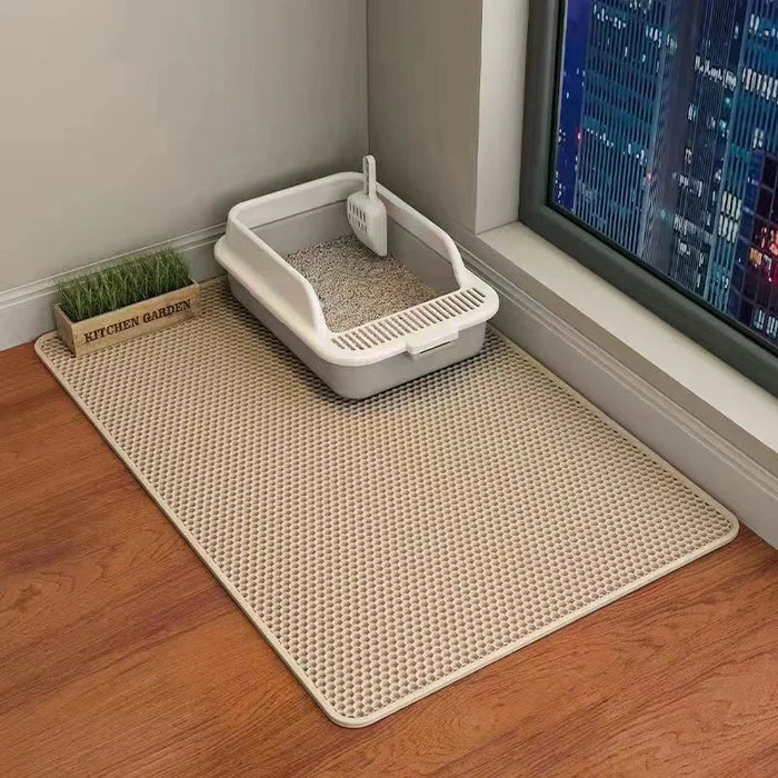 TrapMat™ Double-Layer Cat Litter Mat – Ends Litter Tracking for Good