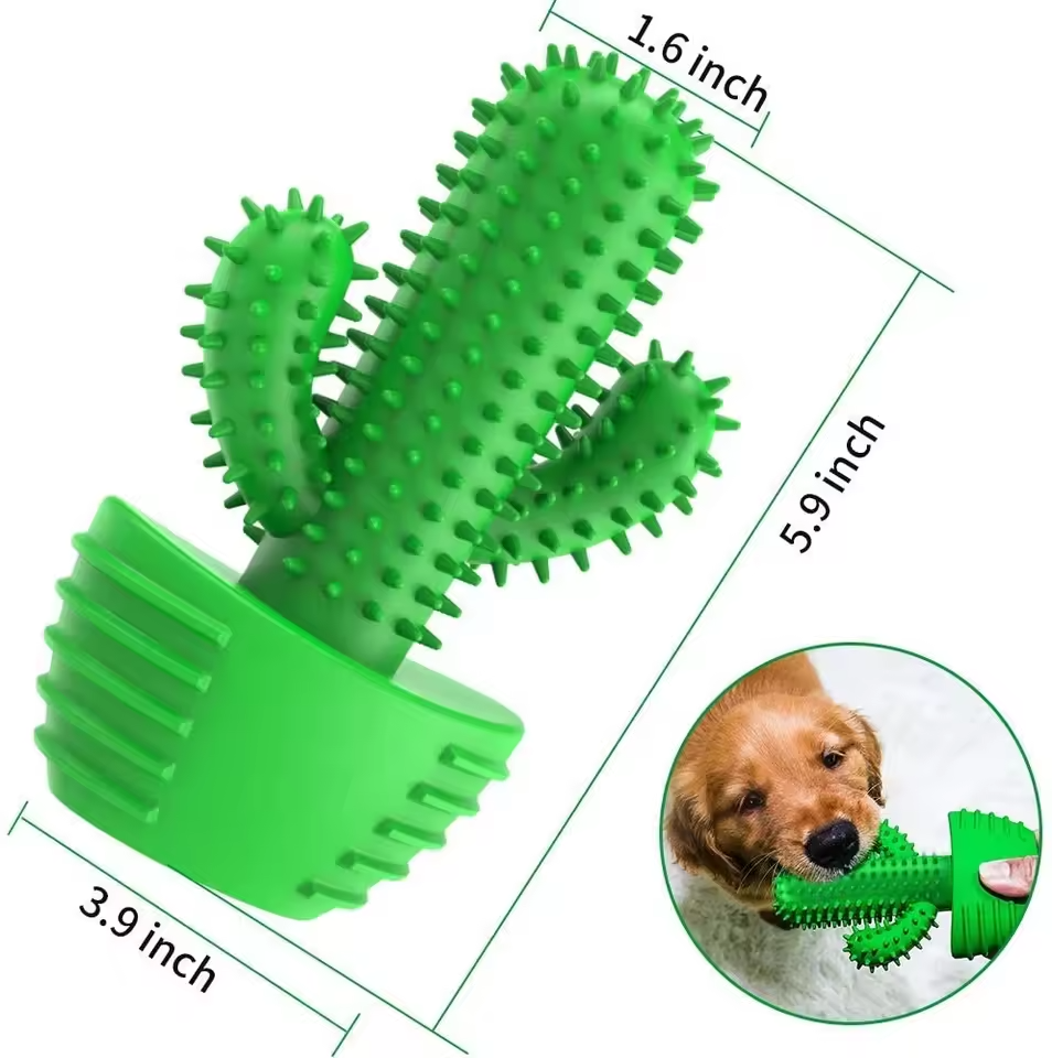 CactusChew™ Dog Dental Chew Toy – Cleans Teeth While They Play