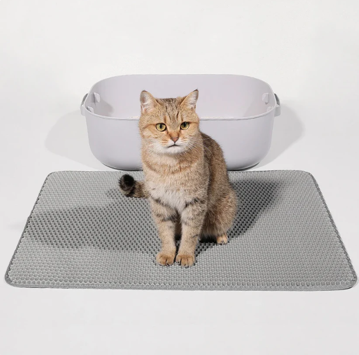 TrapMat™ Double-Layer Cat Litter Mat – Ends Litter Tracking for Good