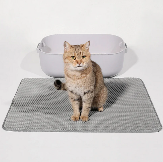 TrapMat™ Double-Layer Cat Litter Mat – Ends Litter Tracking for Good