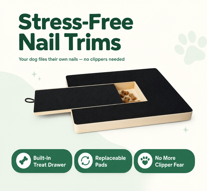 ScratchCalm™ Dog Nail File Board – Stress-Free Nail Trims Your Dog Actually Enjoys