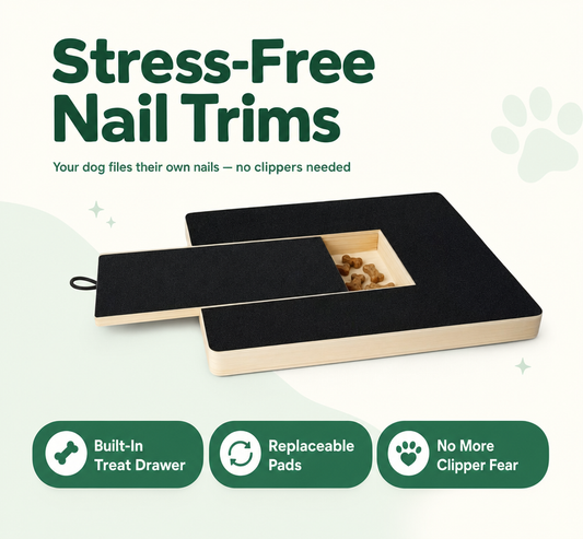 ScratchCalm™ Dog Nail File Board – Stress-Free Nail Trims Your Dog Actually Enjoys